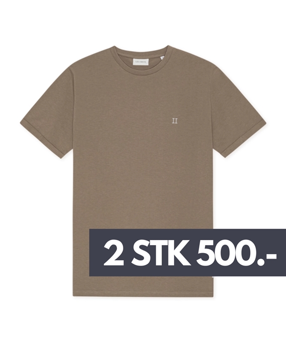 Les Deux Core Contrast t-shirt - Bungee Cord Brown
